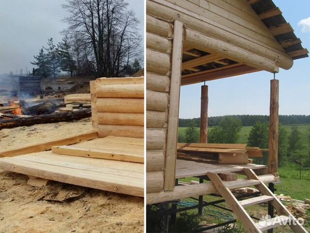 Сруб бани 6х4+2 м Сруб бани 6х4+2 м