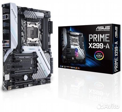 Новая материнская плата asus prime X299-A