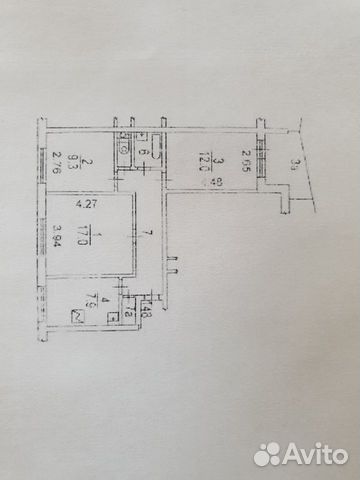 3-к квартира, 63 м², 2/9 эт. 3-к квартира, 63 м², 2/9 эт.