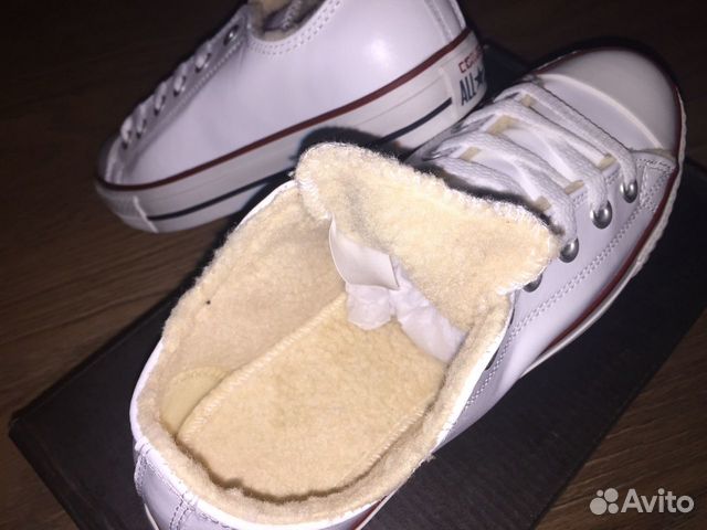Белые кожаные кеды Converse (унисекс) Белые кожаные кеды Converse (унисекс)