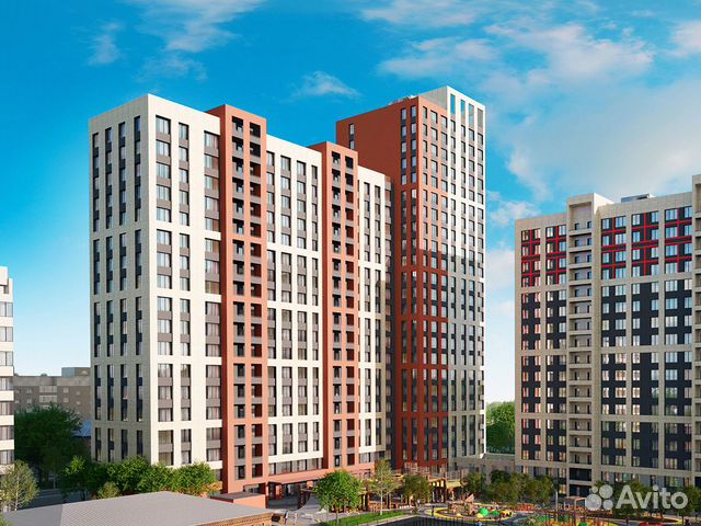 1-к квартира, 38.9 м², 4/19 эт. 1-к квартира, 38.9 м², 4/19 эт.