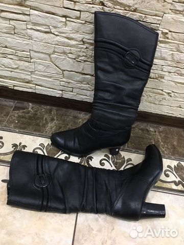 Сапоги зима натуральная кожа и мех