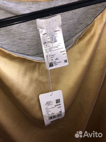 Новая кофта/ блузка/ топ Escada l оригинал золотой Новая кофта/ блузка/ топ Escada l оригинал золотой