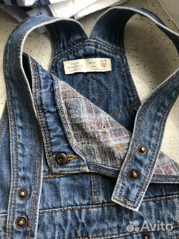 Джинсовый Комбез Zara 98 р Джинсовый Комбез Zara 98 р