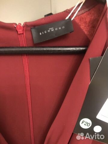 Платье richmond с натуральной кожей