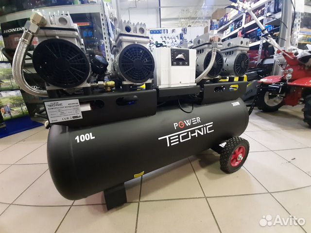Компрессор Power Technic ACL 640/100 бесшумный
