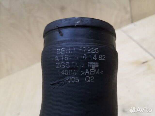 Патрубок интеркулера Мерседес gl164 ml164