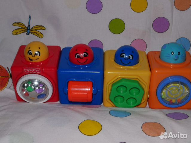 Интерактивные развивающие кубики Fisher price Интерактивные развивающие кубики Fisher price
