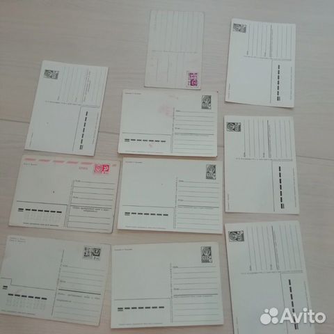 Открытки не подписанные Открытки не подписанные