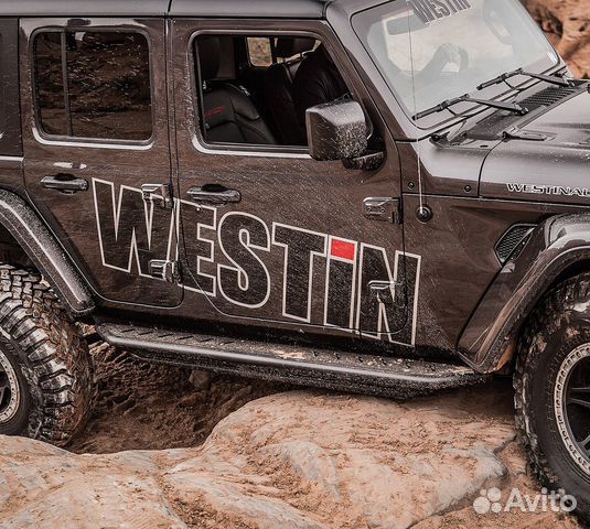 Силовые пороги Jeep Wrangler Westin Силовые пороги Jeep Wrangler Westin