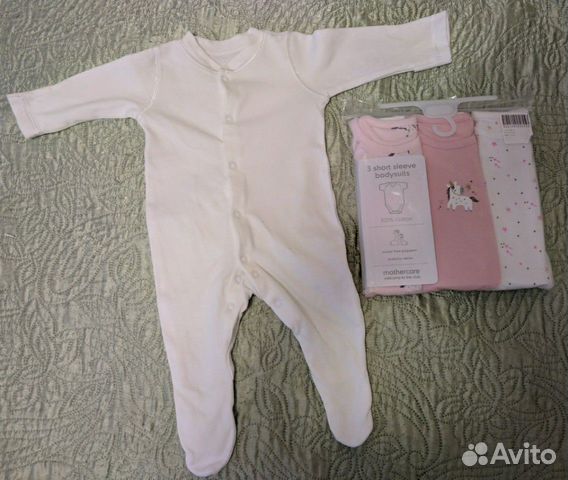 Новые комбинезон и набор боди Mothercare Новые комбинезон и набор боди Mothercare