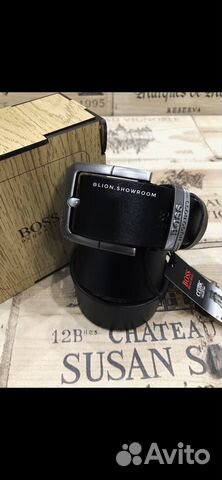 Ремень boss из натуральной кожи в деревянной короб Ремень boss из натуральной кожи в деревянной короб