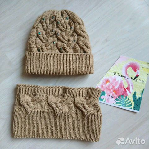 Комплект шапка и снуд Комплект шапка и снуд