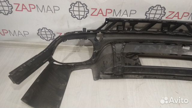 Накладка бампера заднего нижняя под два глушителя