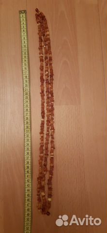 Бусы янтарь природный Калининград 50 см Три нитки Бусы янтарь природный Калининград 50 см Три нитки