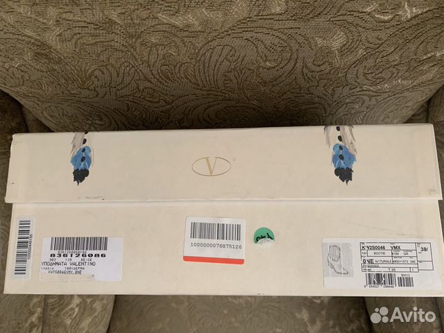 Казаки сапоги Valentino оригинал 39