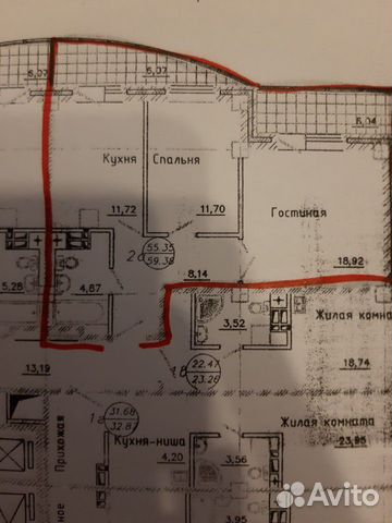 2-к квартира, 60 м², 15/17 эт.