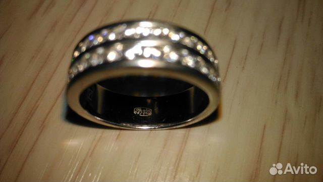 Серебряное кольцо с фианитами