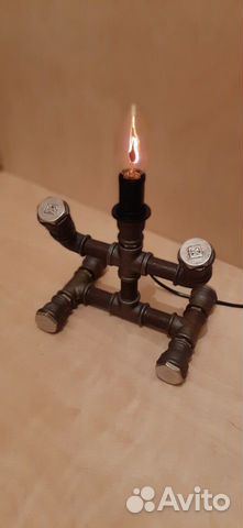 Лампа в стиле loft