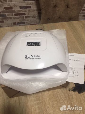 Новая Led лампа сушка для ногтей sun x plus
