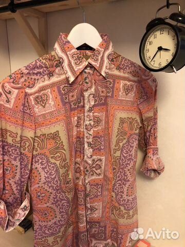 Рубашка etro шелковая