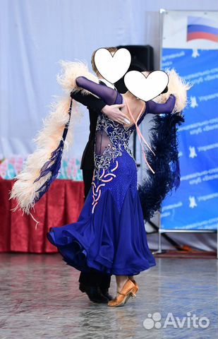 Платье для бальных танцев Ю2