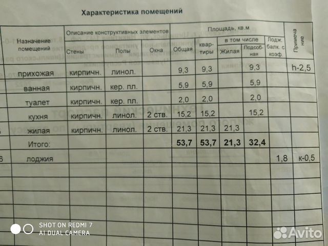1-к квартира, 54 м², 3/5 эт.