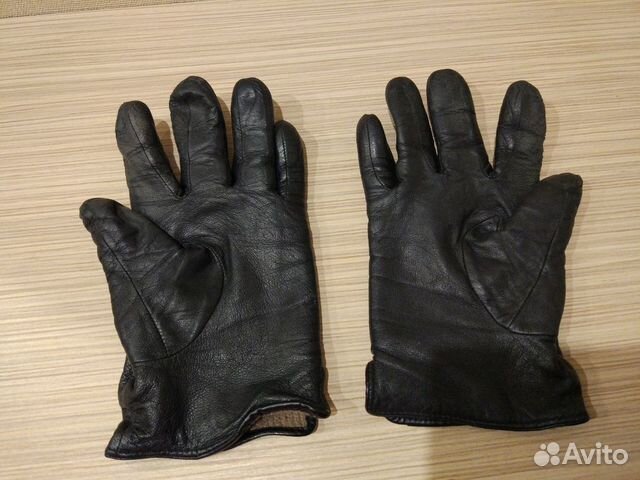 Перчатки мужские кожаные