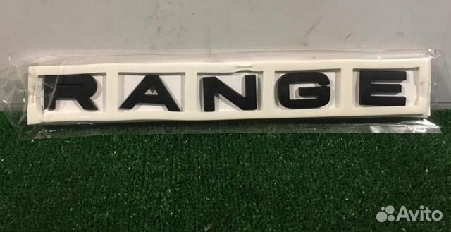 Буквы (надпись) range на капот черные Range Rover Буквы (надпись) range на капот черные Range Rover