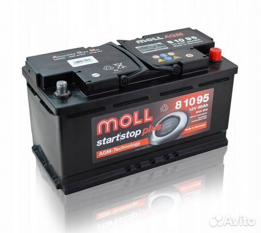 Аккумулятор moll AGM 95 А.ч для bmw x5 Аккумулятор moll AGM 95 А.ч для bmw x5