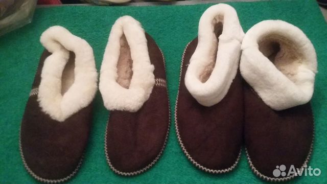 Тапочки - натуральный мех - овчина (выделка мутон) Тапочки - натуральный мех - овчина (выделка мутон)