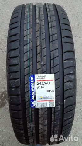 Новые Michelin Latitude Sport 3 245/60 R18 105 H Новые Michelin Latitude Sport 3 245/60 R18 105 H