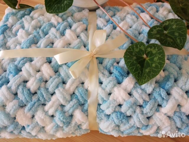 Плюшевые пледы ручной работы