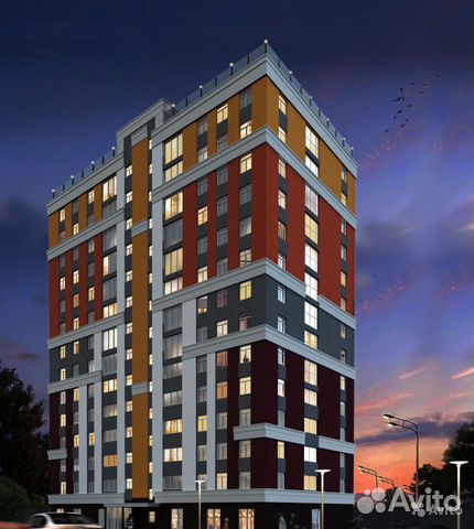 1-к квартира, 40.7 м², 14/14 эт.