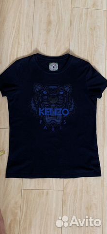 Футболка Kenzo оригинал р 44 синяя Футболка Kenzo оригинал р 44 синяя