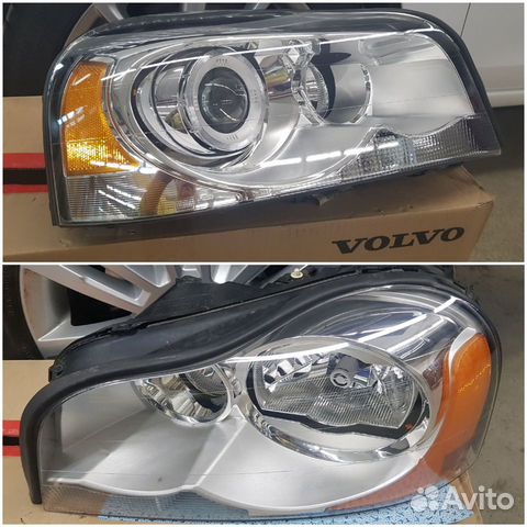 Фары volvo XC90, замена линз, ремонт Фары volvo XC90, замена линз, ремонт