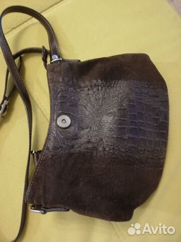 Сумка из натуральной замши, б/у немного
