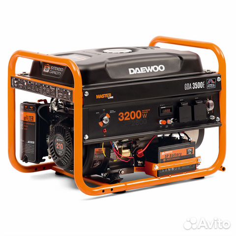 Генератор бензиновый GDA 3500E daewoo