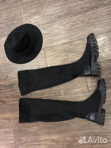 Сапоги ботфорты zara Сапоги ботфорты zara