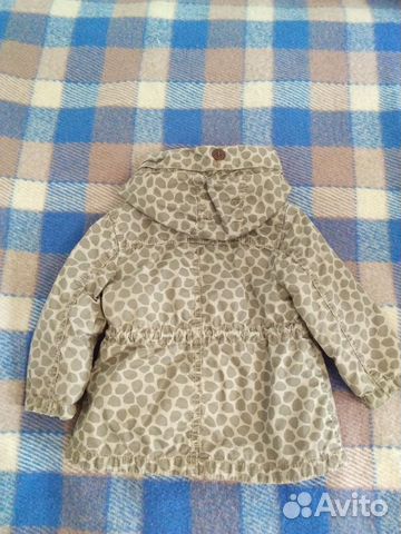 Парка весенняя на девочку zara р.86 Парка весенняя на девочку zara р.86