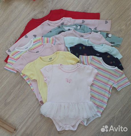 Боди HM, Mothercare, 9-12 и 12-18 Боди HM, Mothercare, 9-12 и 12-18