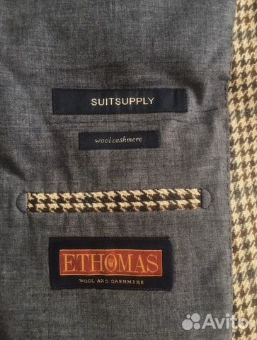 Пиджак Pure Wool Cashmere Washington Suit Supply