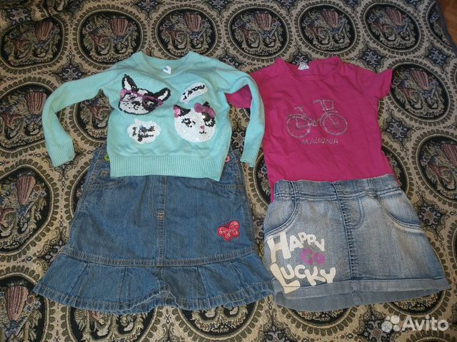 Пакет сарафанов и юбка для сада Пакет сарафанов и юбка для сада