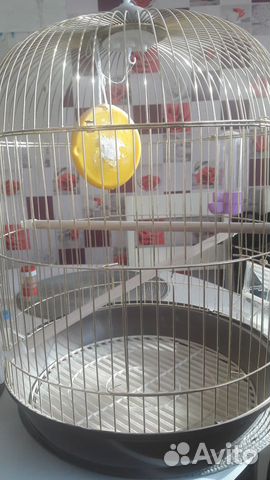 Клетка для попугаев сердних размеров и маленьких купить на Зозу.ру - фотография № 2