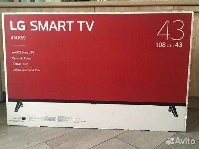 Smart TV LG 43LK5910, 43-108см, новый