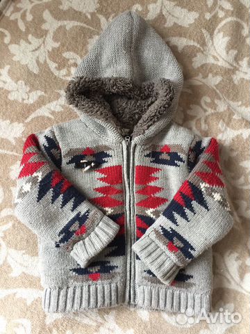 Кофта-текстильная куртка Zara, р.86