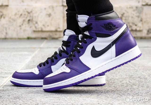 jordan1 court purple