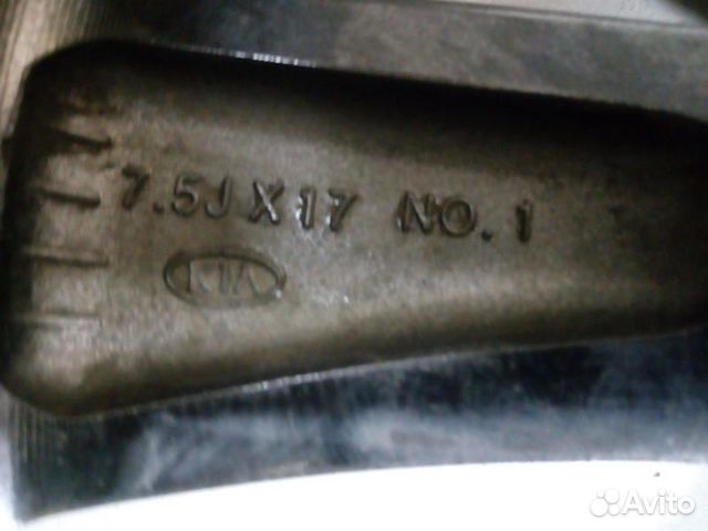 Диск колесный R17X75J D671 ET52 5X1143 KIA optima