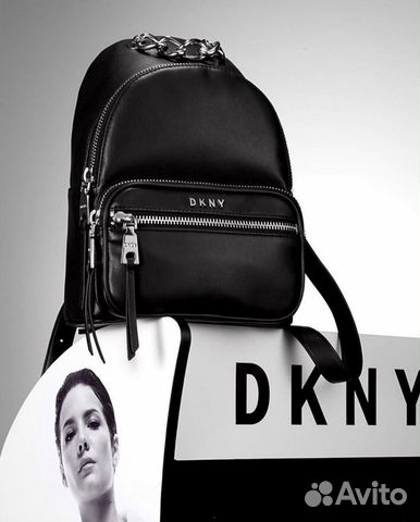 Новый оригинальный рюкзак dkny, чёрный
