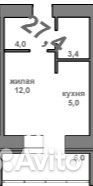 Студия, 28 м², 5/10 эт.